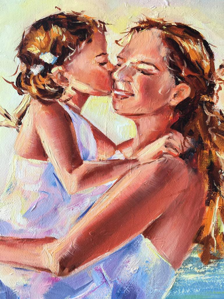 Original Figurative People Painting by Diana Malivani
