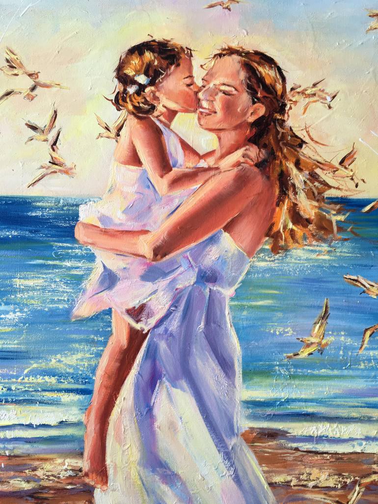 Original Figurative People Painting by Diana Malivani