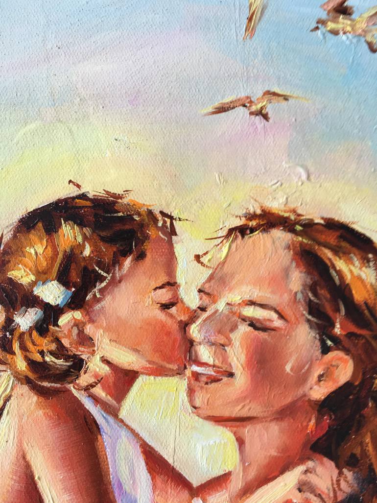 Original Figurative People Painting by Diana Malivani