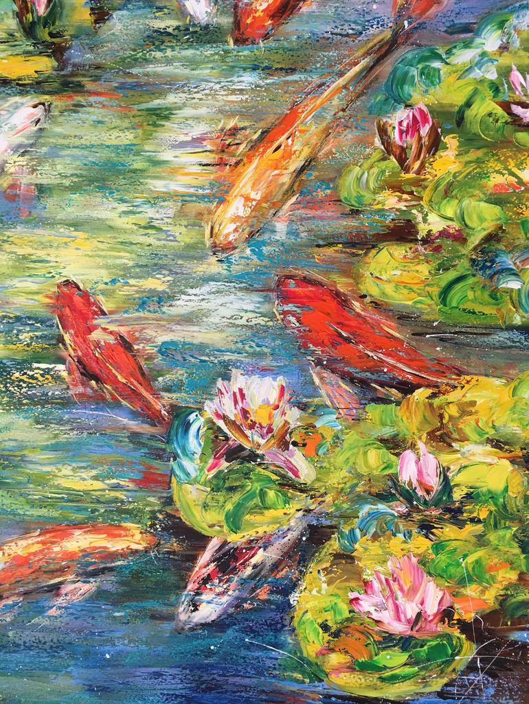 Original Figurative Fish Painting by Diana Malivani