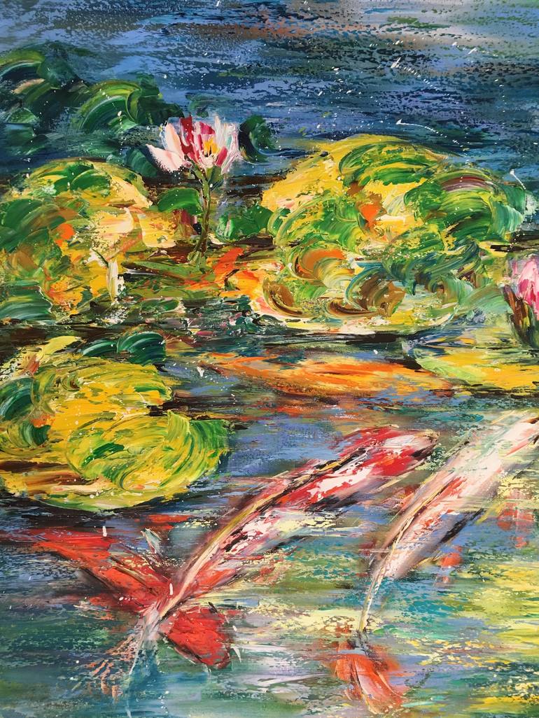 Original Figurative Fish Painting by Diana Malivani