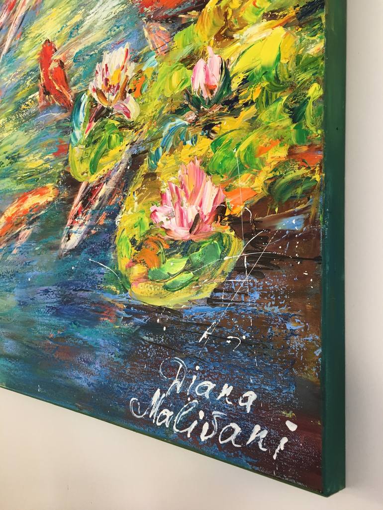 Original Figurative Fish Painting by Diana Malivani