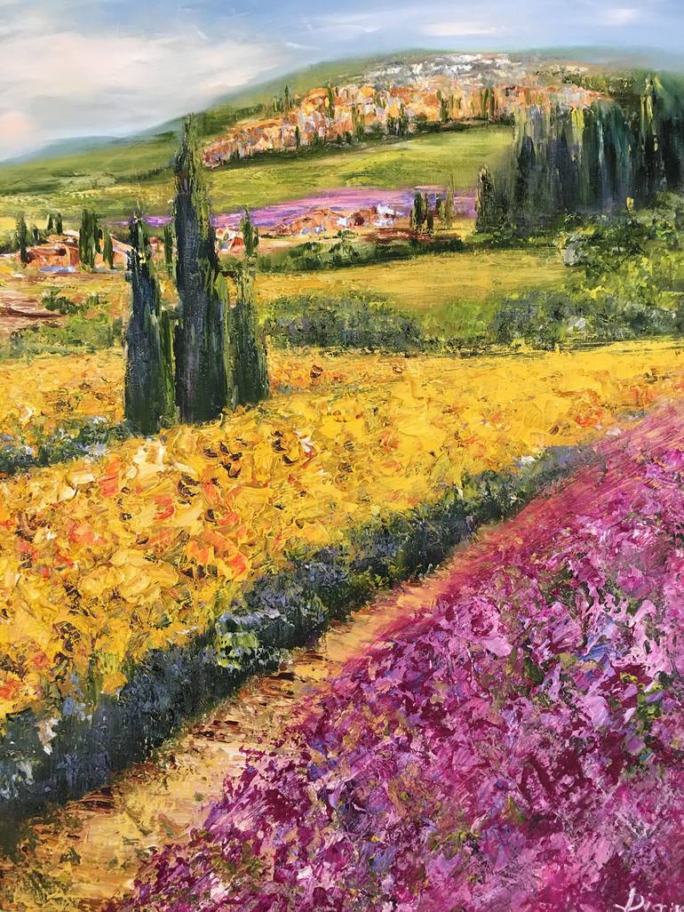 Original Impressionism Landscape Painting by Diana Malivani