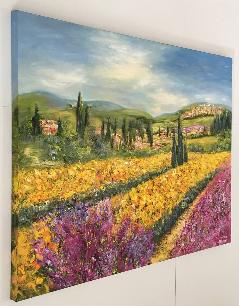 Original Impressionism Landscape Painting by Diana Malivani