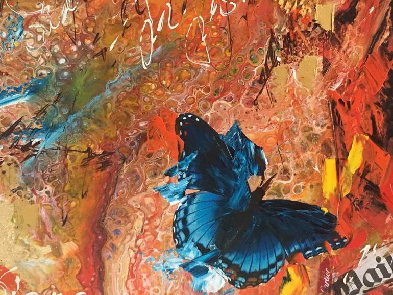 Original Abstract Expressionism People Painting by Diana Malivani