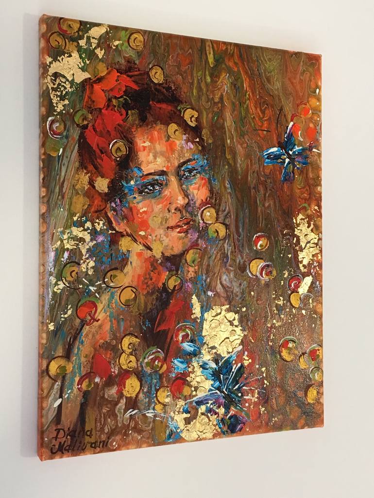 Original Impressionism Portrait Painting by Diana Malivani