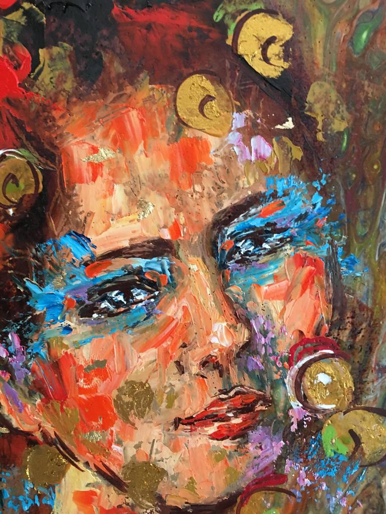 Original Impressionism Portrait Painting by Diana Malivani