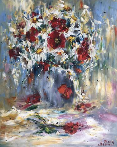 Original Impressionism Still Life Paintings by Diana Malivani