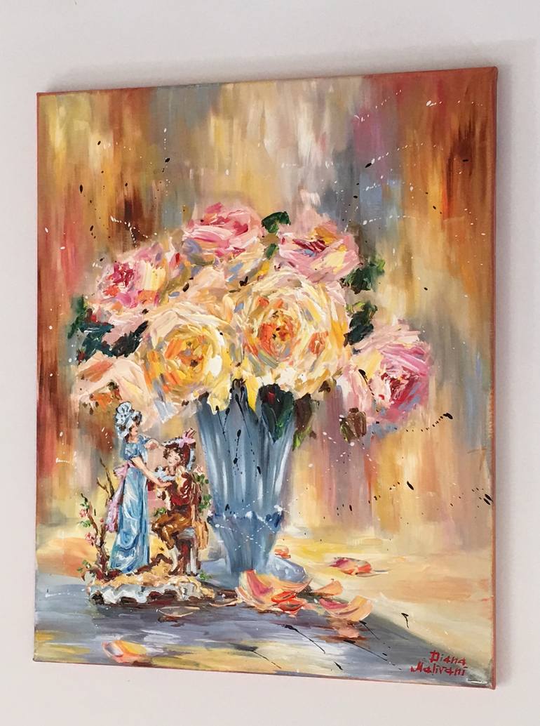 Original Impressionism Still Life Painting by Diana Malivani
