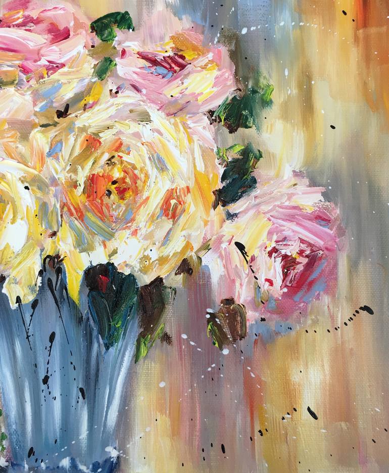 Original Impressionism Still Life Painting by Diana Malivani