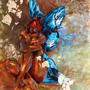 Collection Art Project «The Blue Butterfly’s Dream» by Artist Diana Malivani