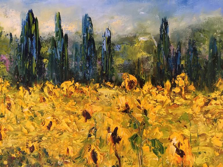 Original Impressionism Landscape Painting by Diana Malivani