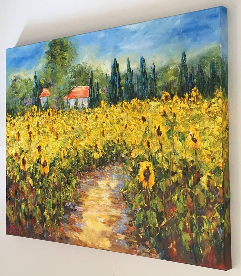 Original Impressionism Landscape Painting by Diana Malivani