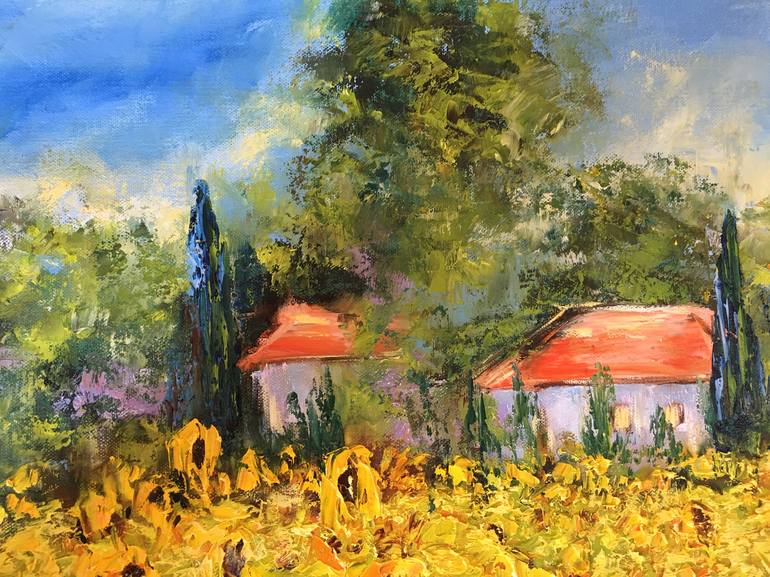 Original Impressionism Landscape Painting by Diana Malivani