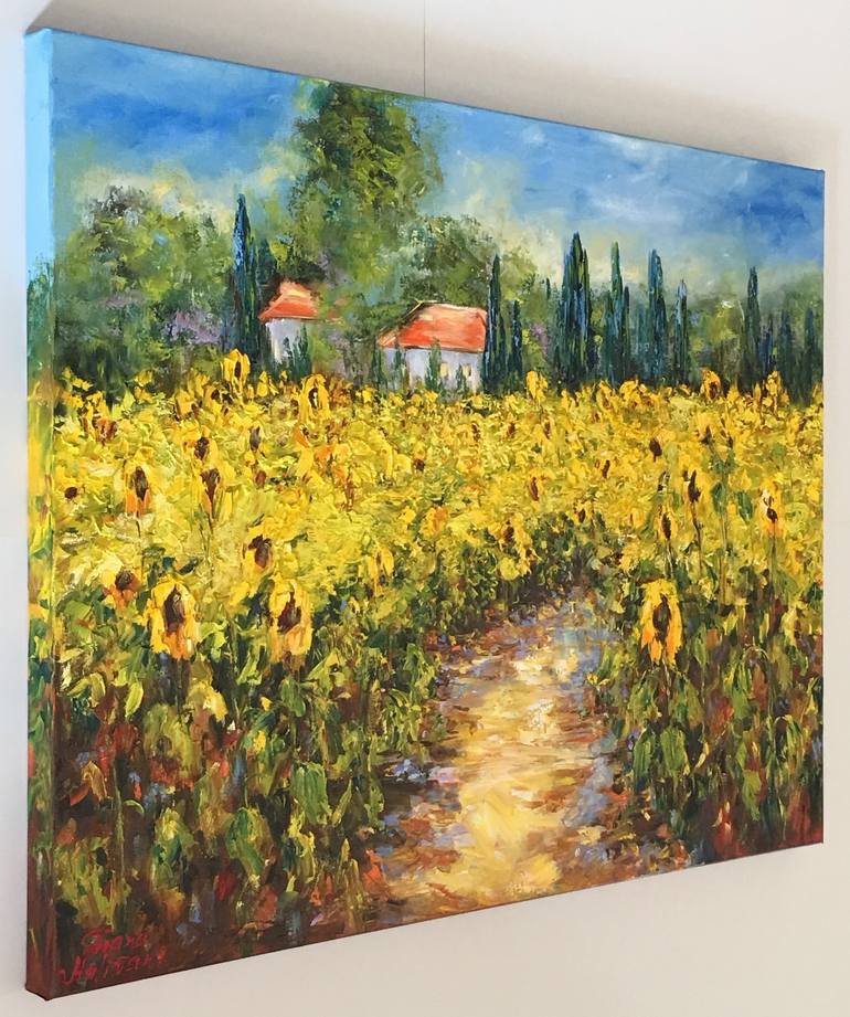 Original Impressionism Landscape Painting by Diana Malivani