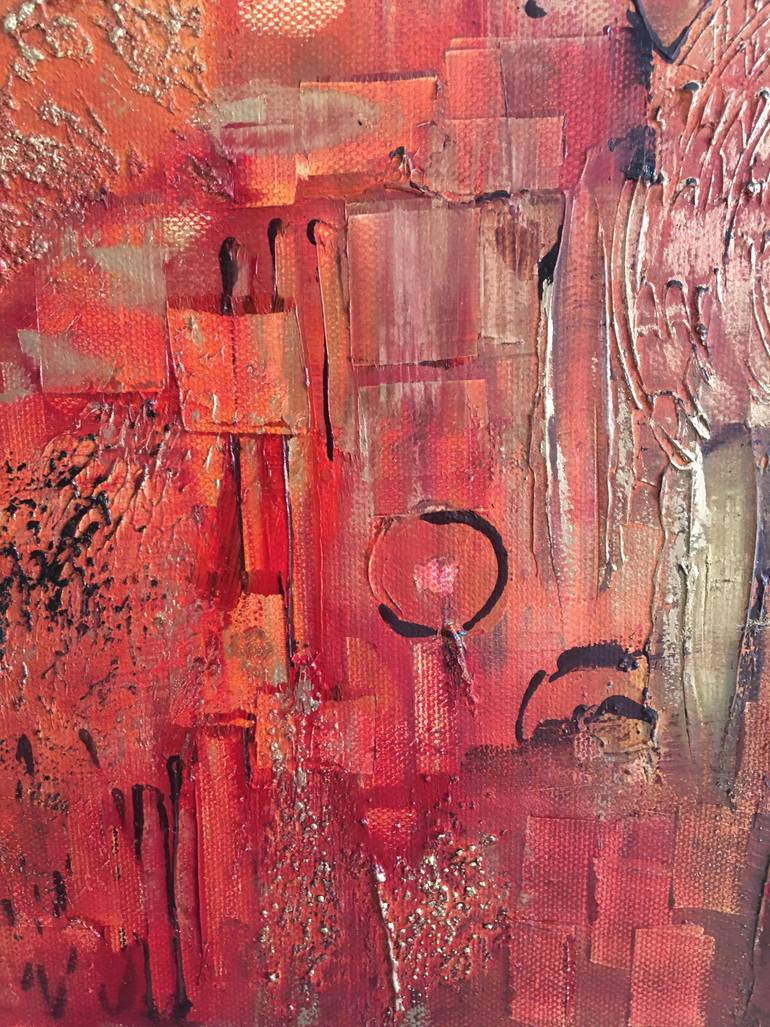 Original Abstract Cities Painting by Diana Malivani