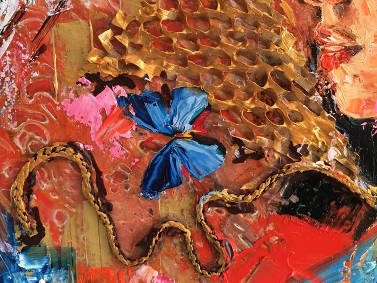 Original Abstract People Painting by Diana Malivani