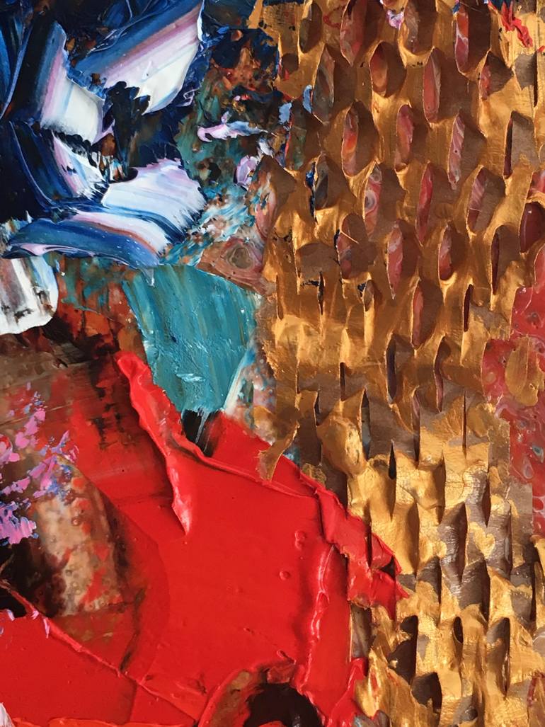 Original Abstract People Painting by Diana Malivani