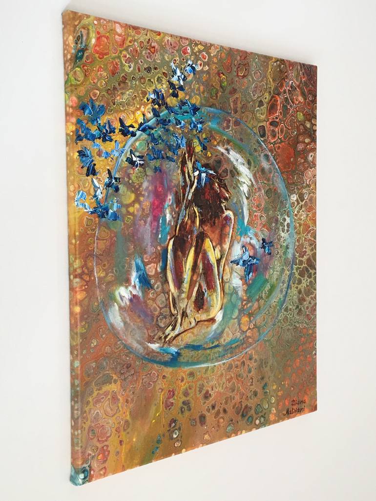 Original Abstract Nude Painting by Diana Malivani