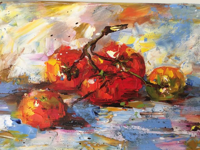 Original Impressionism Still Life Painting by Diana Malivani