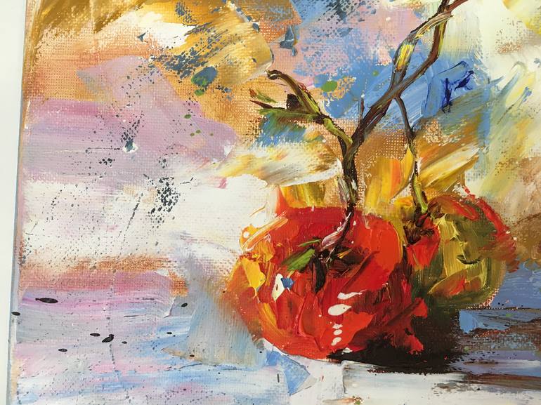 Original Impressionism Still Life Painting by Diana Malivani