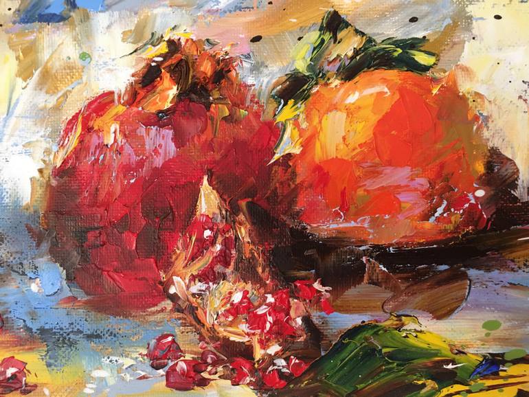 Original Impressionism Still Life Painting by Diana Malivani