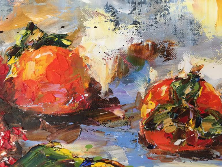 Original Impressionism Still Life Painting by Diana Malivani