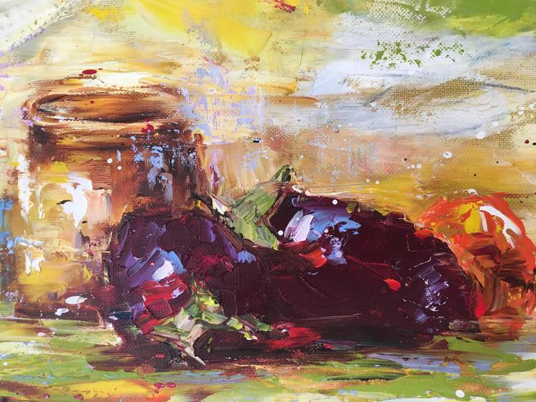 Original Impressionism Still Life Painting by Diana Malivani