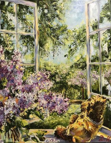 Original Garden Paintings by Diana Malivani