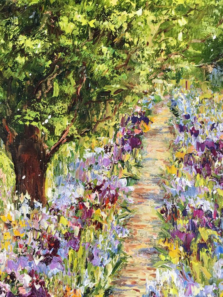 Original Garden Painting by Diana Malivani