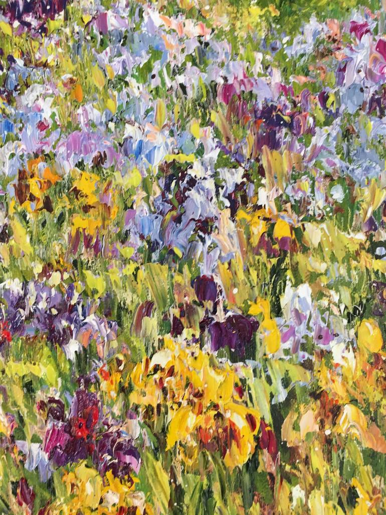 Original Garden Painting by Diana Malivani