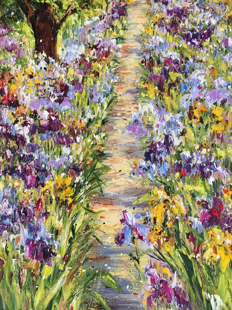 Original Garden Painting by Diana Malivani