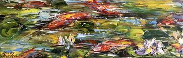 Original Impressionism Fish Paintings by Diana Malivani