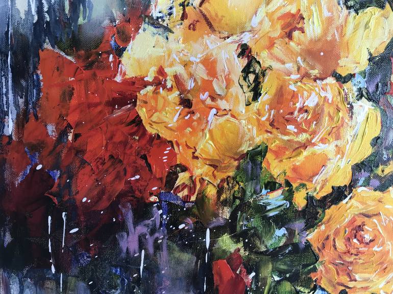 Original Floral Painting by Diana Malivani