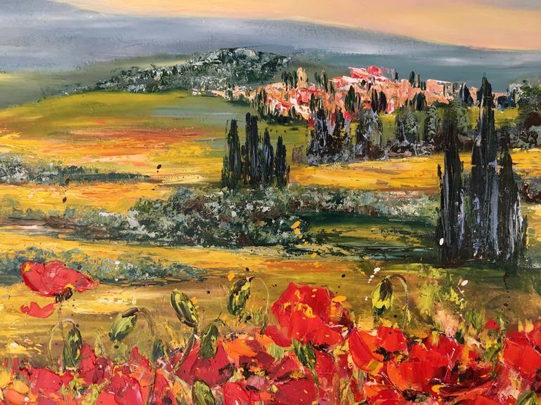 Original Impressionism Landscape Painting by Diana Malivani