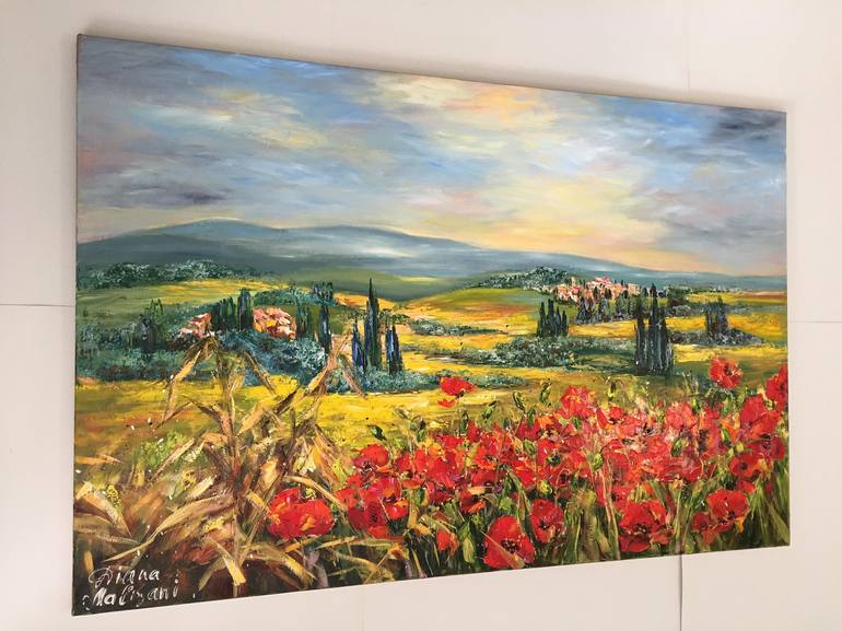 Original Impressionism Landscape Painting by Diana Malivani