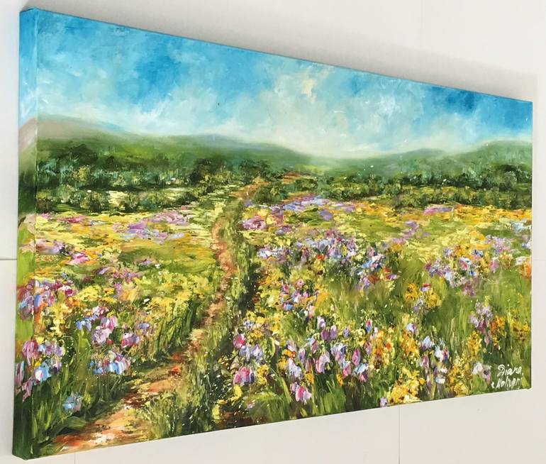 Original Impressionism Landscape Painting by Diana Malivani