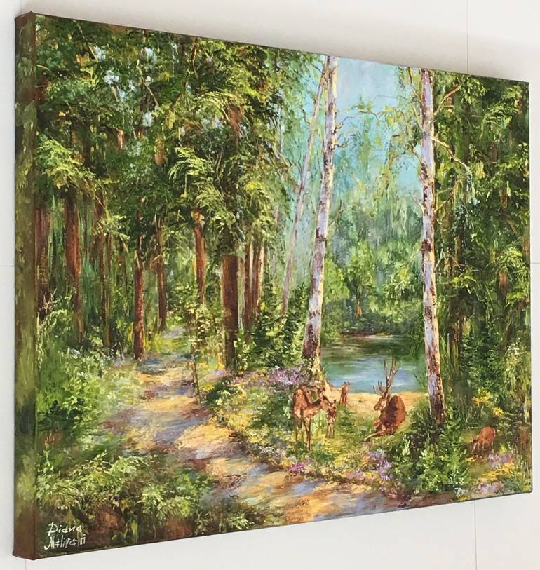 Original Impressionism Landscape Painting by Diana Malivani