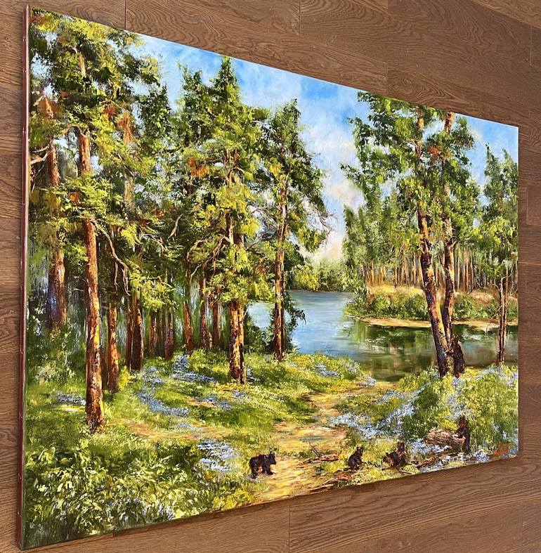 Original Impressionism Landscape Painting by Diana Malivani