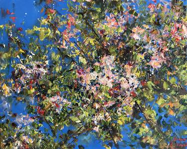 Original Impressionism Tree Paintings by Diana Malivani