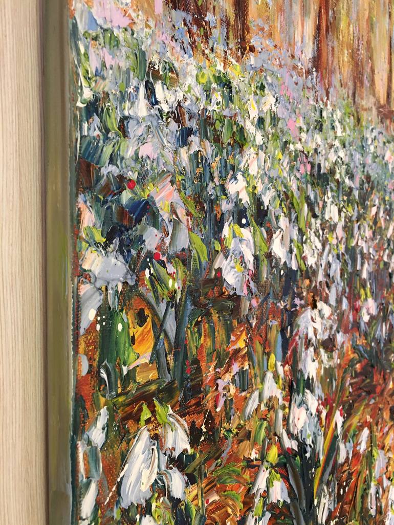 Original Impressionism Floral Painting by Diana Malivani