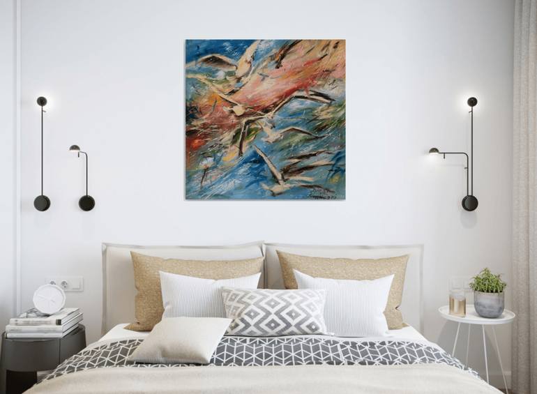 Original Impressionism Seascape Painting by Diana Malivani