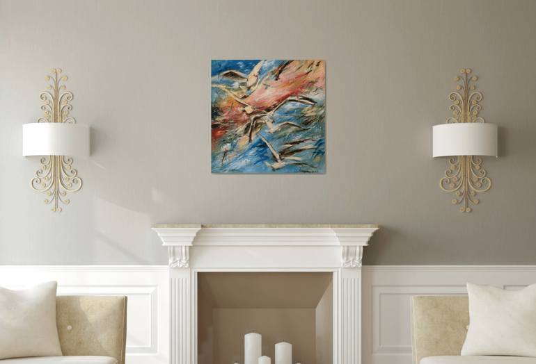 Original Impressionism Seascape Painting by Diana Malivani