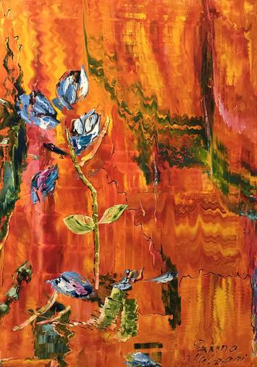 Print of Abstract Floral Paintings by Diana Malivani