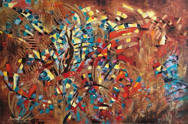 Print of Abstract Expressionism Abstract Paintings by Diana Malivani