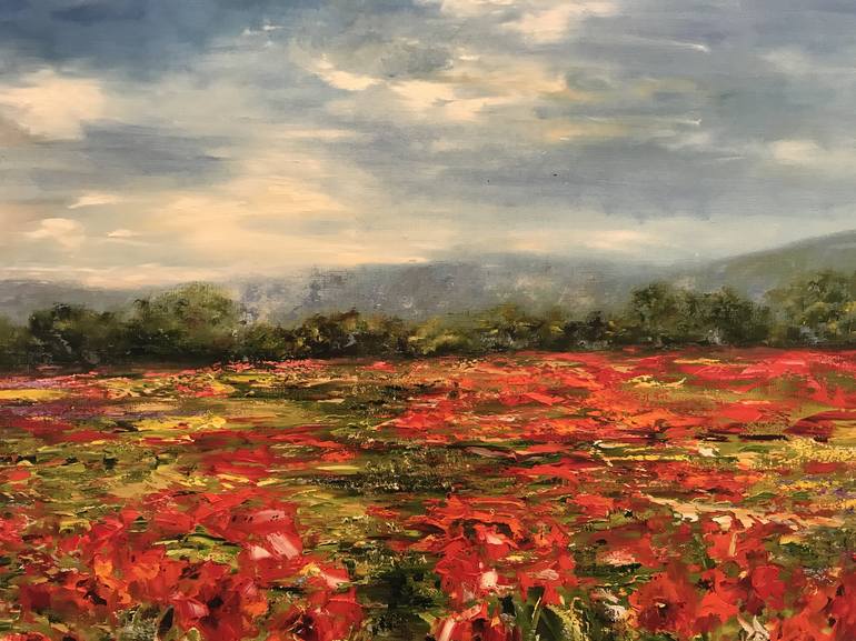 Original Impressionism Landscape Painting by Diana Malivani
