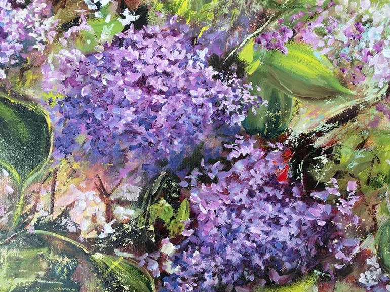 Original Impressionism Seasons Painting by Diana Malivani