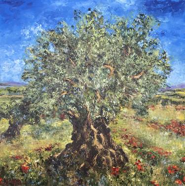 Print of Impressionism Tree Paintings by Diana Malivani