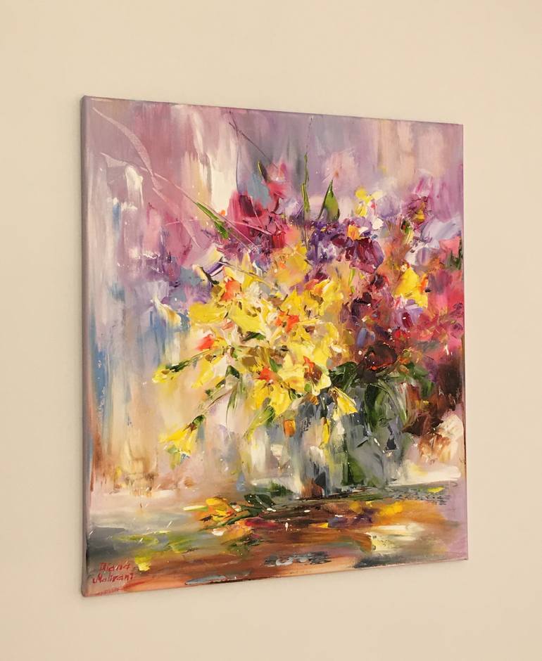 Original Impressionism Still Life Painting by Diana Malivani