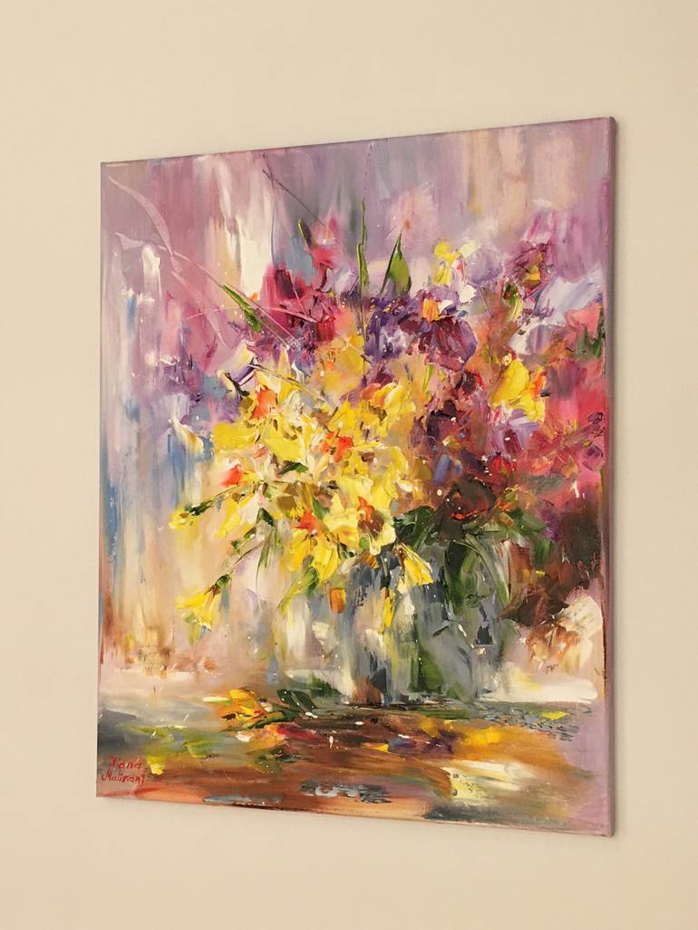 Original Impressionism Still Life Painting by Diana Malivani